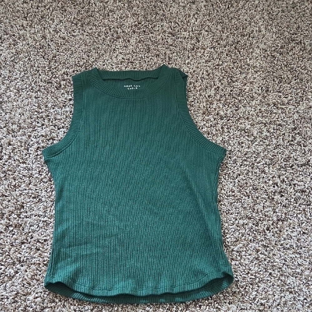 American Eagle Outfitters Green Tank Top